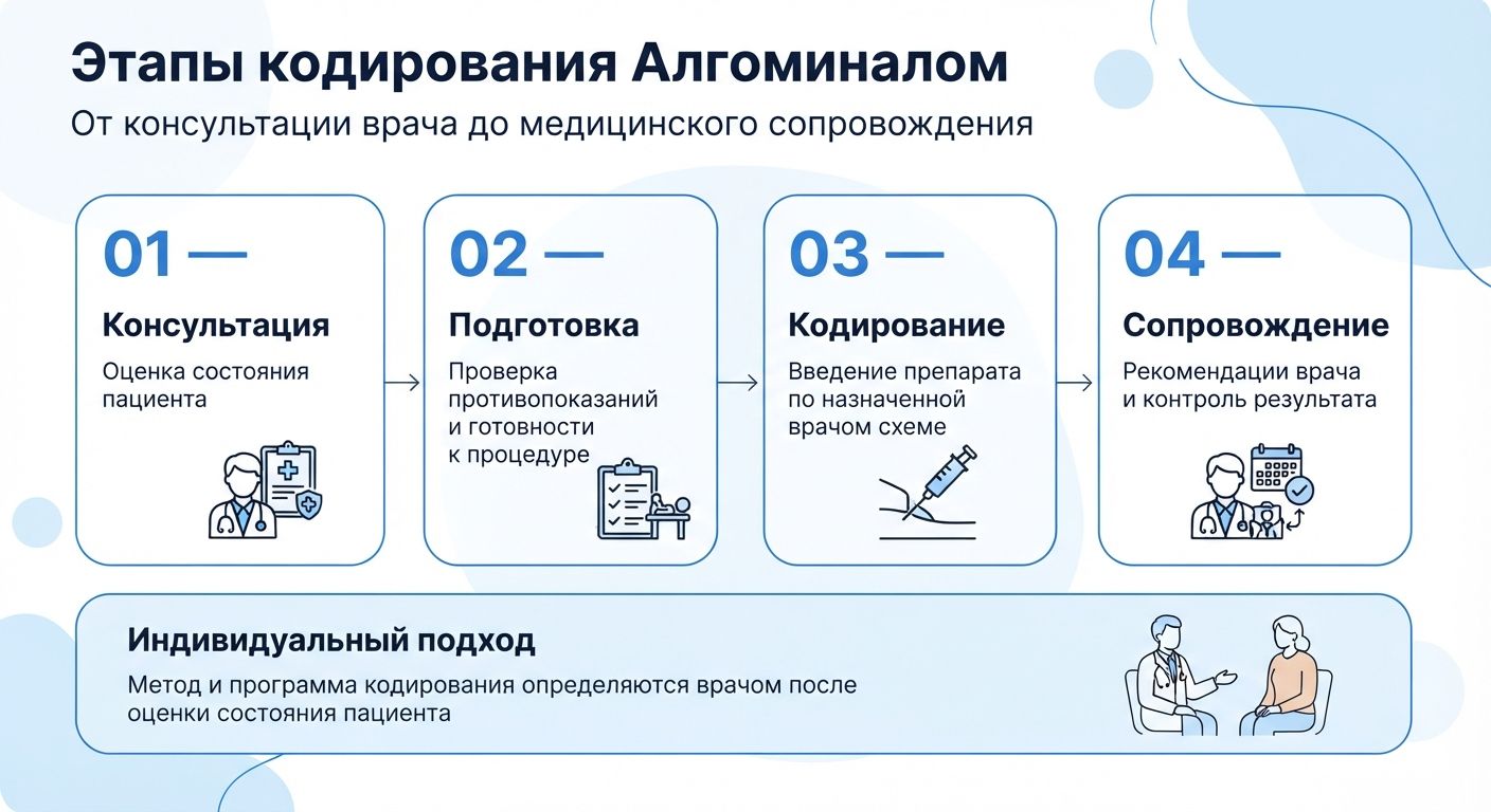 Кодирование препаратом «Алгоминал» в Тетюшах инфографика